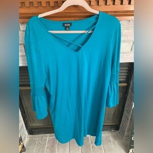 a.n.a Dress with Crisscross Detail